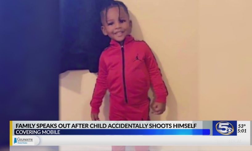 Family in disbelief over 2-year-old's accidental shooting death in Mobile