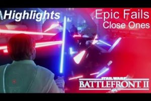 Highlights, Epic Fails, Close Ones | 4v4s & G.A | Battlefront 2