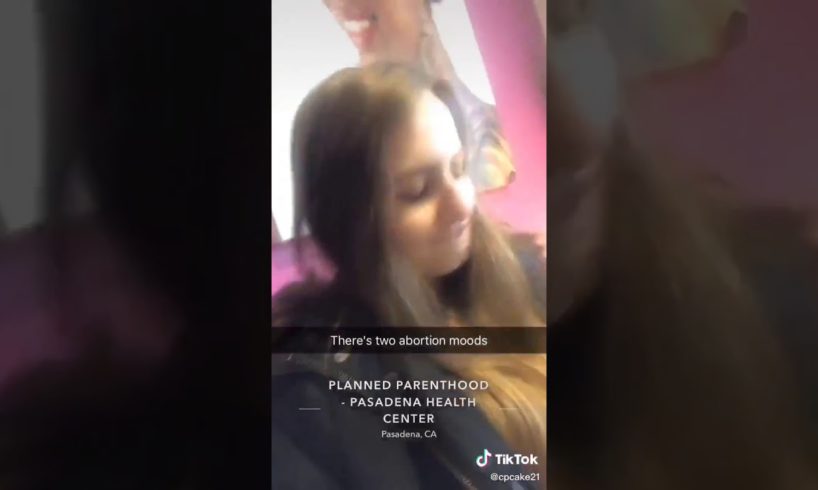 Humanity 2020: Celebrating getting an abortion on Tik Tok. The End is indeed near.