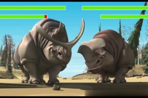 Ice Age (2002) Rhino Fight with healthbars (5K Subscriber Special)