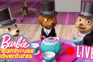 ? LIVE: CUTEST Puppies Moments! | Barbie Dreamhouse Adventures | Barbie