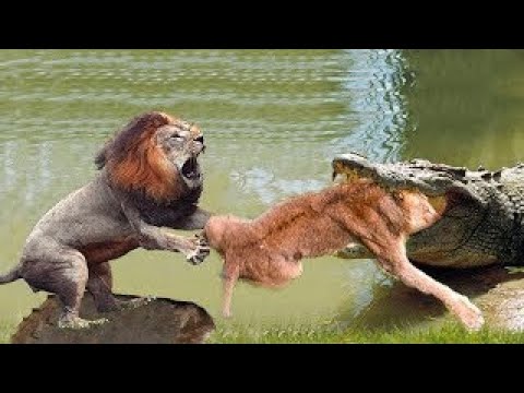 Lion Vs Crocodile - best animal fighting