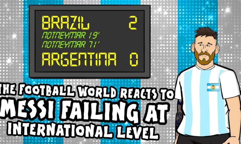 ?MESSI FAILS AGAIN! FOOTBALL REACTS!? (Brazil 2-0 Argentina Copa America Semi-Final 2019)