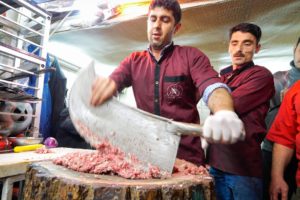 Meet the KEBAB KINGS of IRAN!! ??SWORD CHOPPED Meat-Madness in Bonab! ?