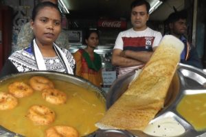 Most Hard Working Jharkhand Didi - 2 Bora @ 20 rs plate - Ranchi Street Food