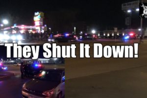 Mustang & Lexus Burnout In Front Of Police