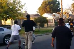 The Rock In Bakersfield "T" Street Hood Fight