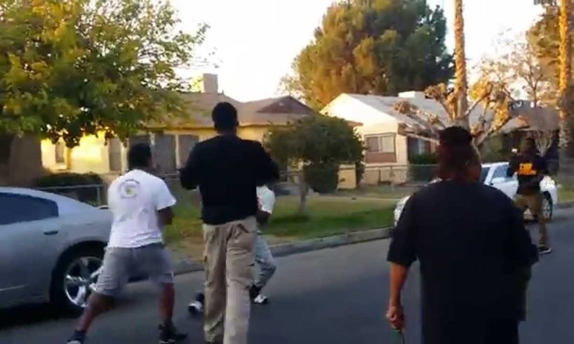 The Rock In Bakersfield "T" Street Hood Fight