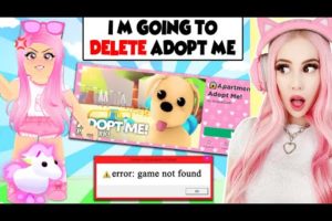 This FAKE LEAH ASHE Threatened To DELETE ADOPT ME FOREVER... Roblox Adopt Me