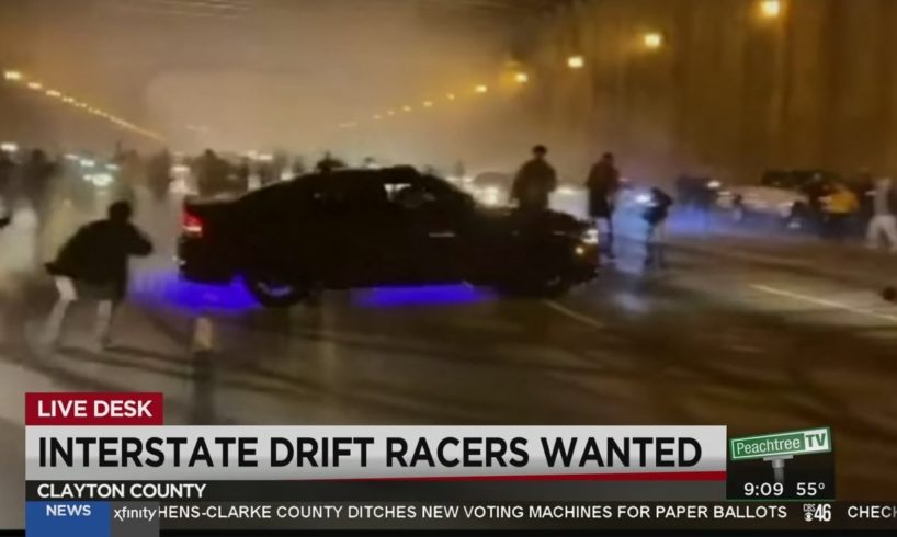 Video of drift stunt in I-285 tunnel