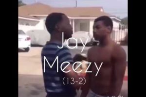 "Hood Fight League" "Jay Meezy (13-2) 2 TKO's Vs Dumb Cuz (3-5)