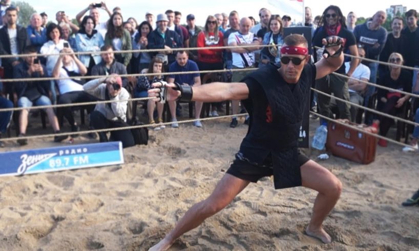 AMERICAN NINJA vs MMA FIGHTER !!! Crazy Fight !!!