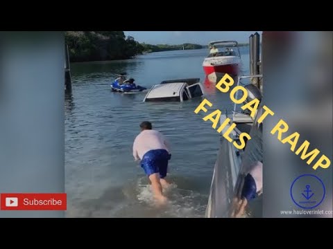 Boat ramp fails of the month for March 2020 - Brought to you by Haulover Inlet