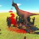 Carnotautus Breakout & Fight Humans / Animal Revolt Battle Simulator