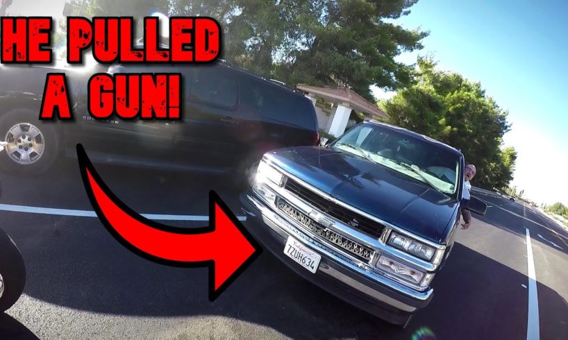 Crazy Road Rage Encounter. He Pulled A Gun And Chased Us!