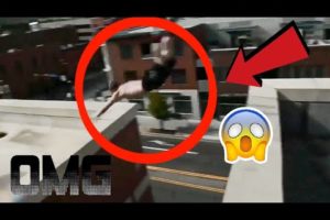 Insane POV Near Death Parkour - Stuntman Jumping Off Buildings  - Crazy Video Compilation