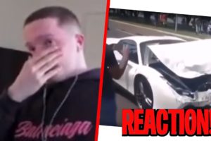 Justin REAGIERT auf Car CRASH Compilation!??Justin Reaktion