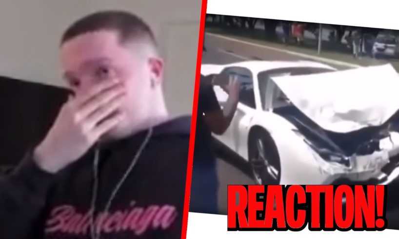 Justin REAGIERT auf Car CRASH Compilation!??Justin Reaktion