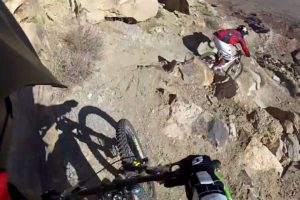 Near death crash on mountain bike in Virgin, UT