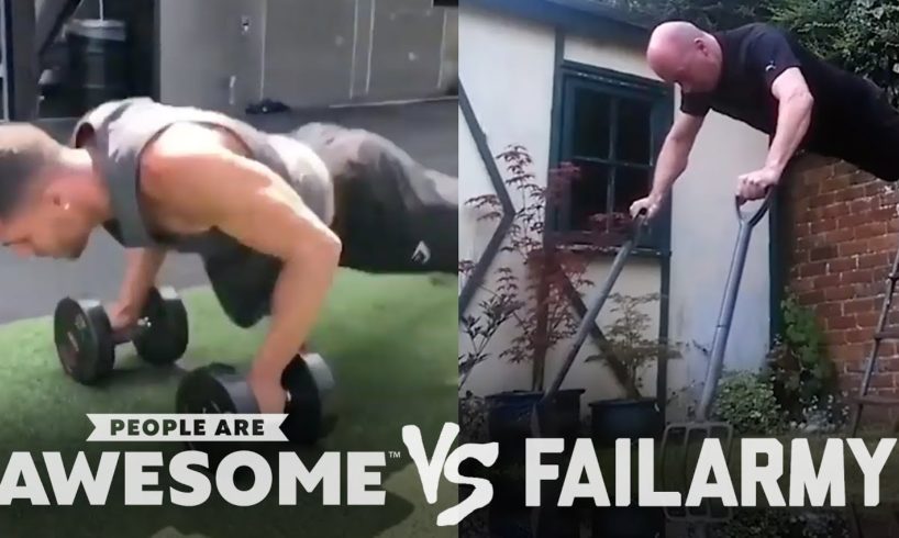 People Are Awesome vs. FailArmy | Weightlifting, Pool Trickshots & More!