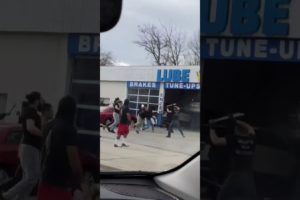 Pickup Truck Runs People Over During Street Fight in Ontario