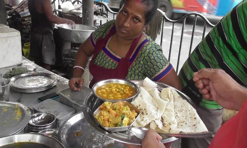 Rice/ Rumali Roti/ Fried Rice/ Fish/ Egg/ Chicken | Delicious Street Food Kolkata Chowringhee Road