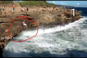 Top4 dangerous selfie ignore safety catch in amateur camera devil tear lembongan bali