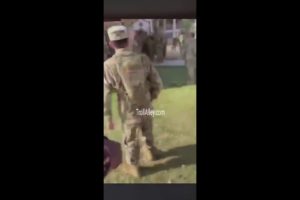 US Amry soldiers get into huge fight