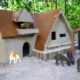 Unbelievable! Build Beautiful Resort House For Cute Puppies In The Deep Jungle