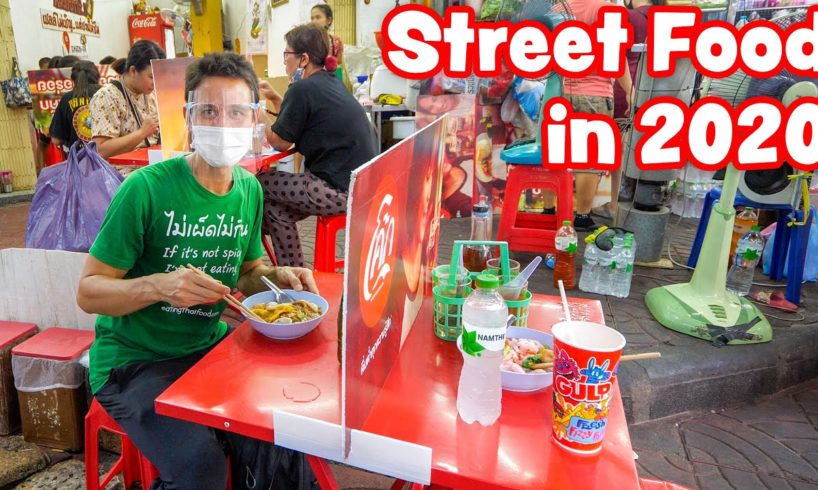 Street Food in 2020 ? Thai Food SOCIAL DISTANCING in Bangkok, Thailand! ??