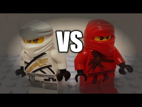LEGO STREET FIGHT: ZANE VS KAI - Short Stop-Motion animation
