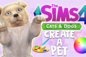 CREATING THE CUTEST PUPPY! | THE SIMS 4 CATS & DOGS CREATE A PET (FIRST LOOK)