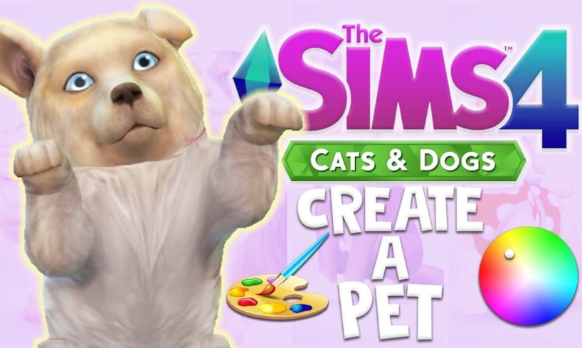 CREATING THE CUTEST PUPPY! | THE SIMS 4 CATS & DOGS CREATE A PET (FIRST LOOK)