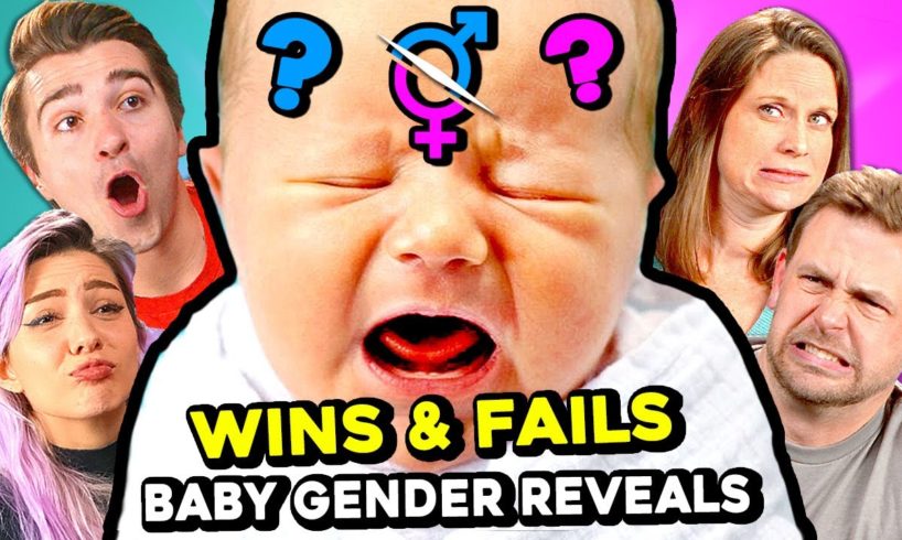Couples React To Baby Gender Reveal FAILS & WINS!