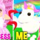 SWITCHING BODIES WITH MY UNICORN FOR A DAY IN ADOPT ME... A Roblox Story