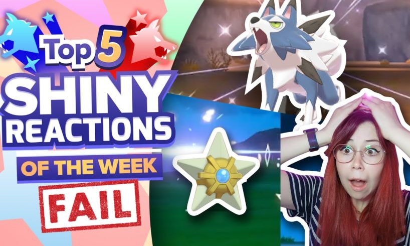 TOP 5 SHINY FAILS of the WEEK! Pokemon Sword and Shield Shiny Montage