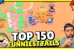 Reaccionando a TOP 150 de FUNNY Fails de BRAWL STARS