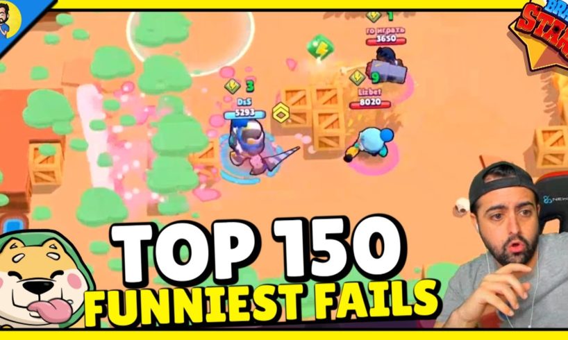 Reaccionando a TOP 150 de FUNNY Fails de BRAWL STARS