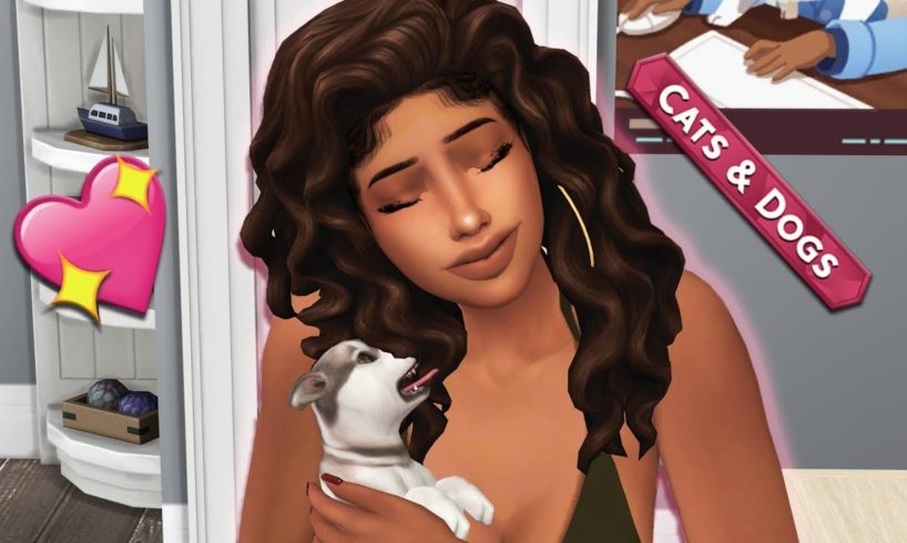 CUTEST PUPPY! ?| MY VET LIFE - THE SIMS 4 CATS & DOGS #1