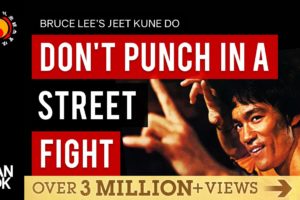 Don't Punch In A Street Fight Bruce Lee's JKD