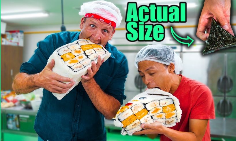 100X HUGE Japanese Onigiri!! Japanese MiniMart Sushi, Sandwiches and More!!