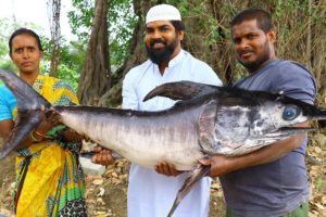 Amazing Big Fish Curry || Bathukonam Fish Masala gravy || Fish Cutting skills ||