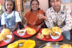 Best Bengali Breakfast with Family ( Luchi & Alur Dum )