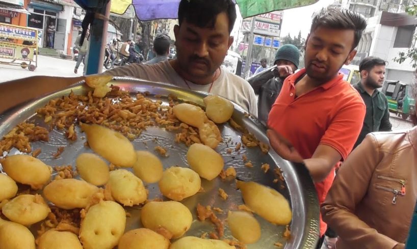 Best Place to Eat Breakfast in Ranchi - Dhooska @ 5 rs each - Indian Street Food