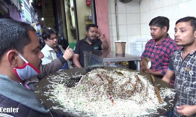 Best Place to Eat Manchurian Noodles @ 30 rs plate | Kolkata Barrabazar Street Food
