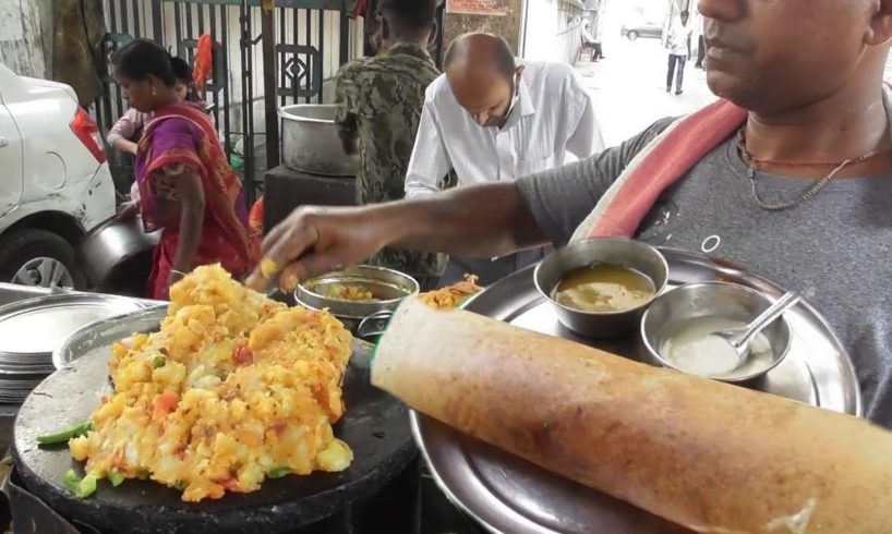 Best Street Dosa India Exchange Place Kolkata | 40 Rs Each | Tasty & Healthy Indian Street Food