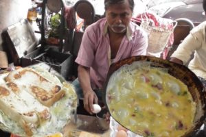 Cheap & Best Gaurango Nitai Brother's Egg Toast @ 18 rs Plate | Indian Street Food