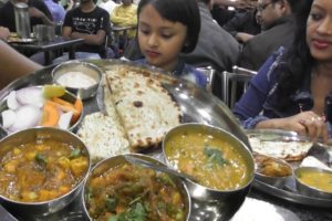 Cheap & Best Thali in Ranchi - Rice & Naan with 4 Curries 100 rs plate Only