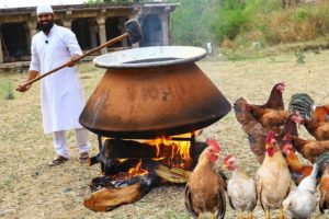 Country Chicken Haleem Recipe || First Time Cooked Hyderabadi Country Chicken Haleem Recipe