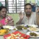 Couple Eating Show | Rice with Koi Fish | Mourala Fish | Bottle Gourd Leaf Paste | Raw Jackfruit